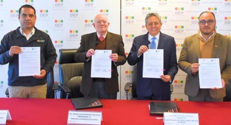 Imagen de portada: TSE firma acuerdo con la Confederación de Empresarios para organizar dos debates presidenciales