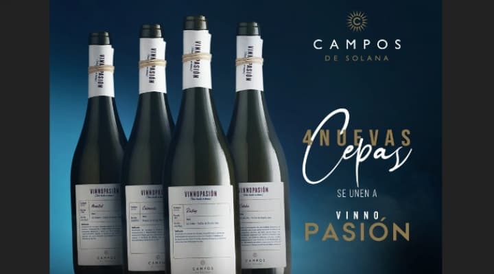 Imagen de portada: Línea Vinnopasión de Campos de Solana