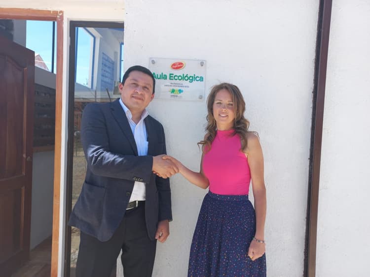 Imagen de portada: Extend Verde inaugura aula ecológica en Achocalla