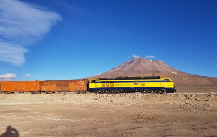 Imagen de portada: Ferroviaria Andina transportó minerales y abasteció alimentos e insumos