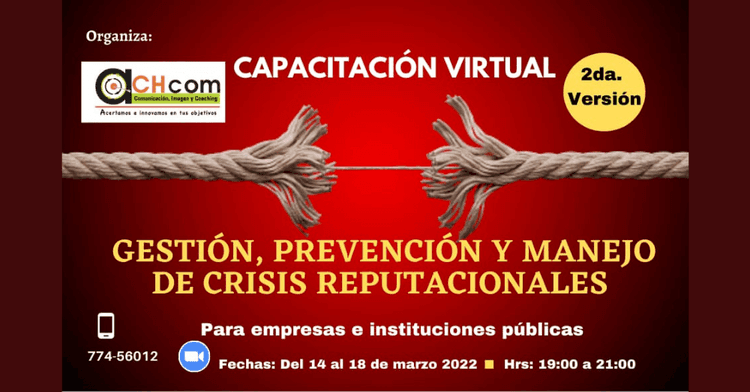 Imagen de portada: Gestión comunicacional de las crisis