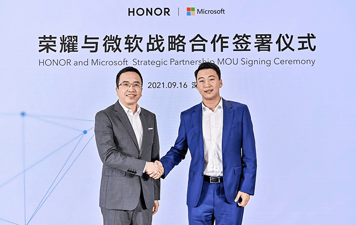 Imagen de portada: HONOR ANUNCIA ALIANZA ESTRATÉGICA CON MICROSOFT