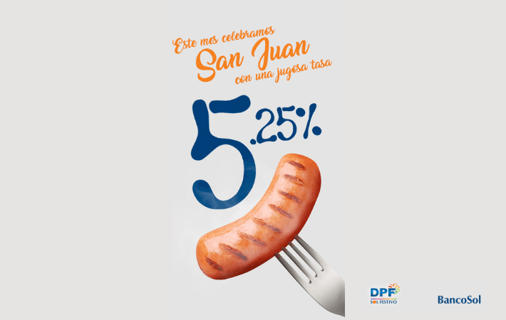 Imagen de portada: Interés preferencial de BancoSol para depósitos