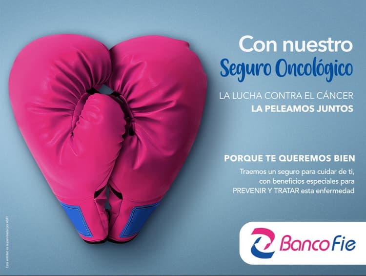 Imagen de portada: Banco FIE lanza un “Seguro Oncológico”, como una acción que promueve la inclusión social