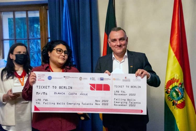 Imagen de portada: Ganadores concurso “Falling Walls Lab Bolivia”