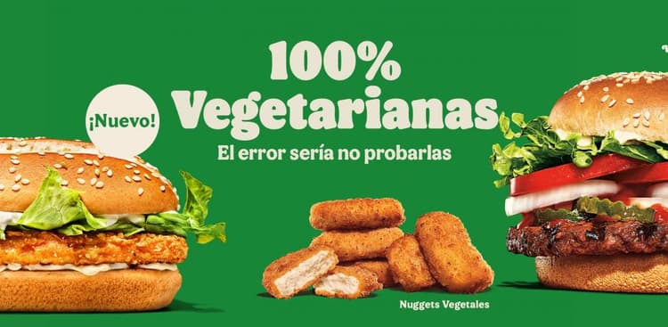 Imagen de portada: Burger King presenta hamburguesa vegetal