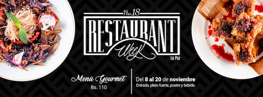 Imagen de portada: Restaurante Week en su 19ª versión