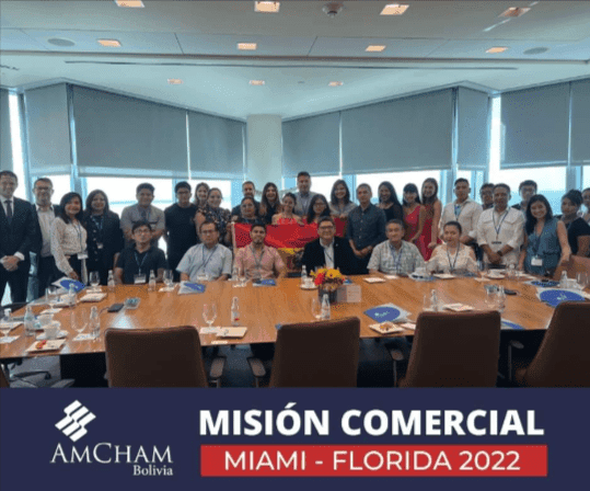 Imagen de portada: Misión comercial Miami - Florida 2022 - AMCHAM Bolivia