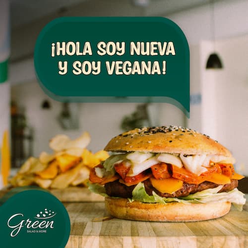 Imagen de portada: Green Salad &amp; More lanza la hamburguesa vegana “Protein Green Burger”