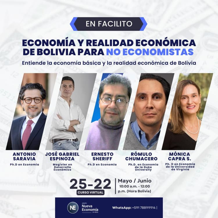 Imagen de portada: Economista sugiere 8 puntos para apuntalar la economía boliviana