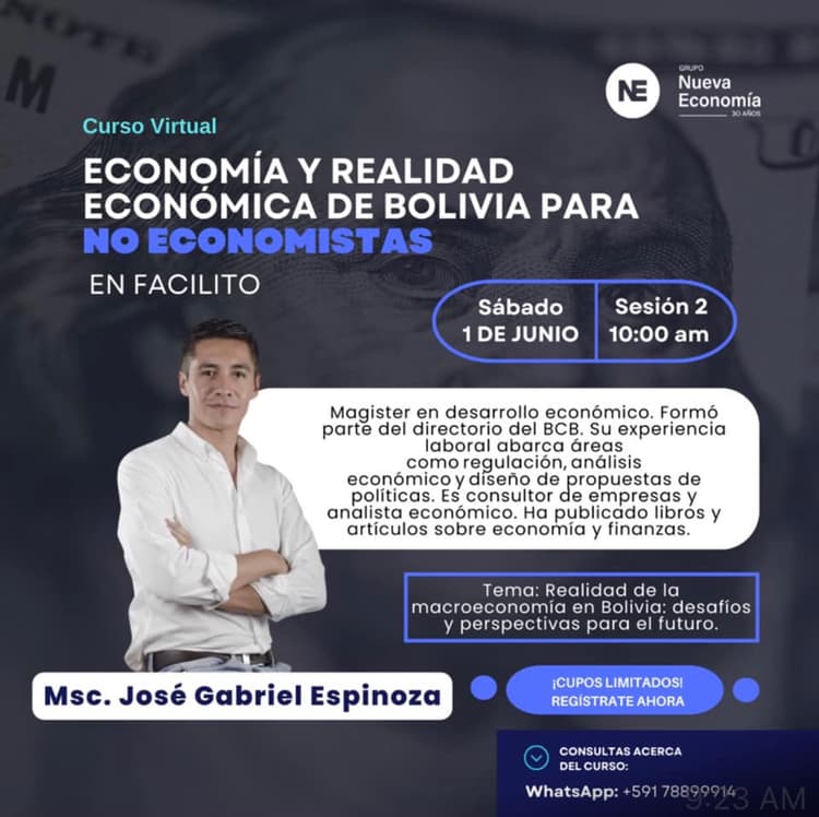 Imagen de portada: Un nuevo ciclo para Bolivia: la tendencia descendente en la economía