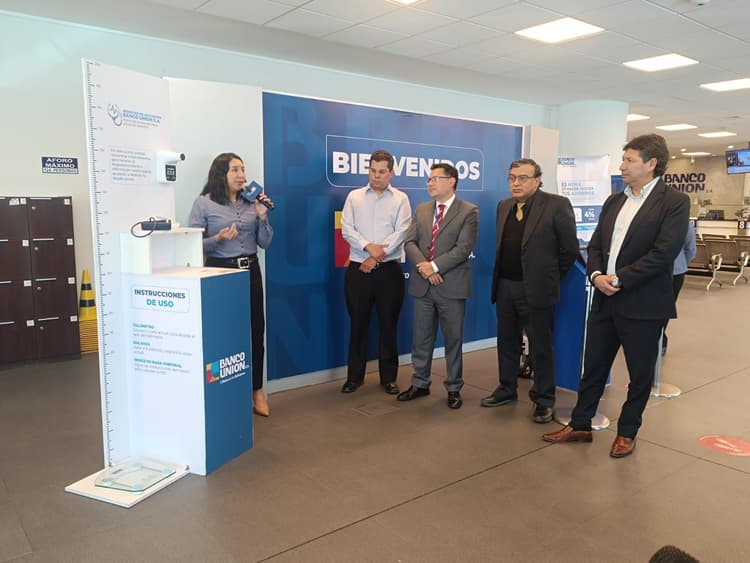 Imagen de portada: Banco Unión implementa puntos de auto-monitoreo de salud en sus agencias a nivel nacional