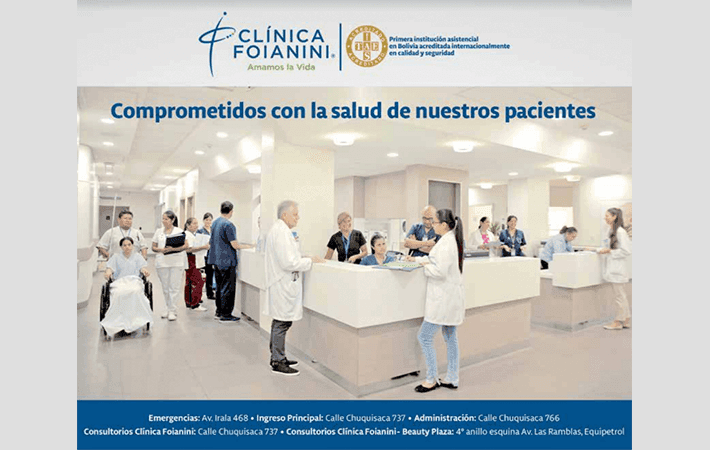 Imagen de portada: CLÍNICA FOIANINI IMPLEMENTA LA HCEU