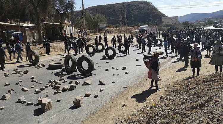 Imagen de portada: Bloqueos por la zona