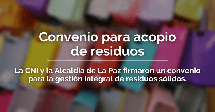 Imagen de portada: Convenio para acopio de residuos