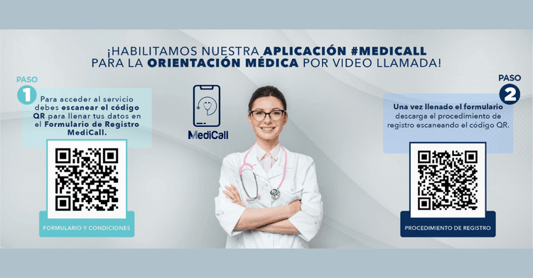 Imagen de portada: Orientación sobre covid-19 con videollamada