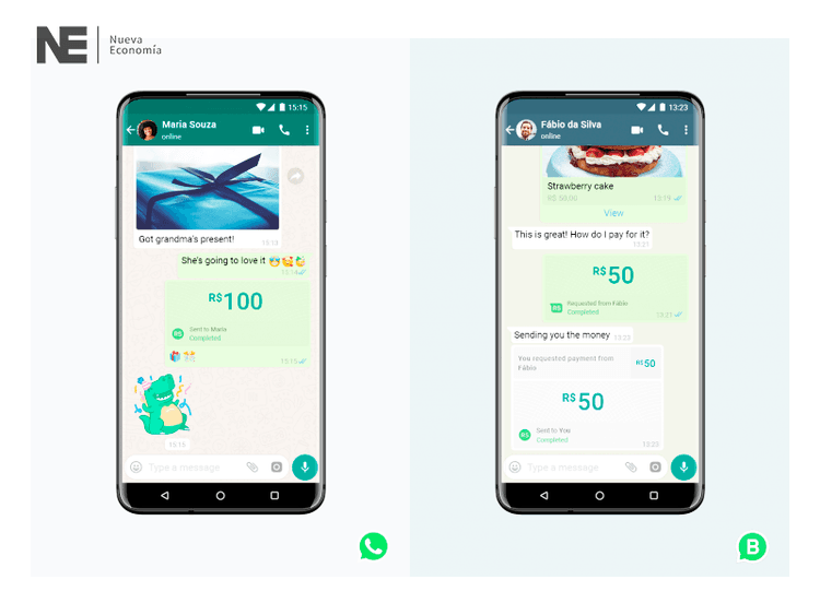 Imagen de portada: PAGOS EN WHATSAPP LLEGAN A BRASIL
