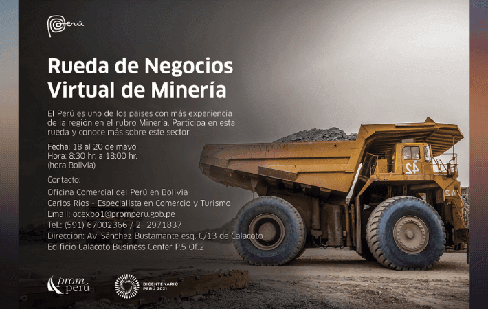 Imagen de portada: PROMPERÚ lidera Rueda de Negocios con oferta exportable minero